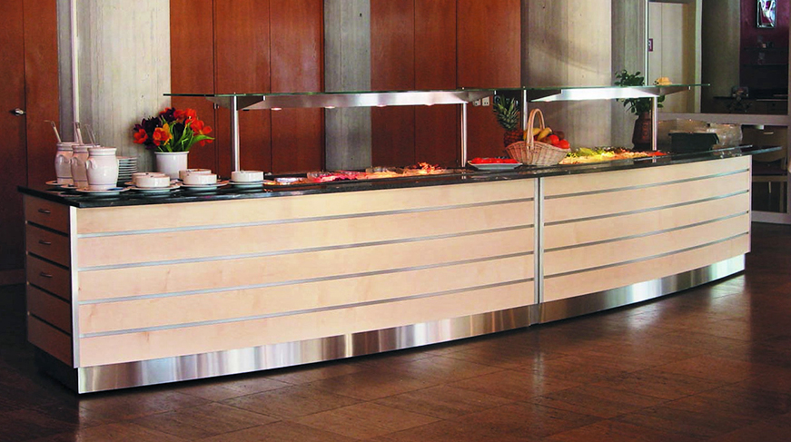 Buffetanlage im Restaurant Brühl