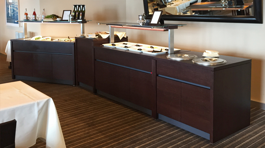 Wärmebuffet im Restaurant Seepark in Thun